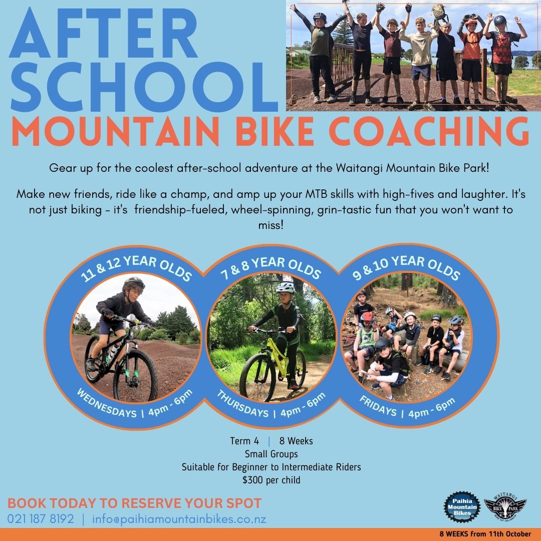 After School Coaching Paihia Mountain Bikes